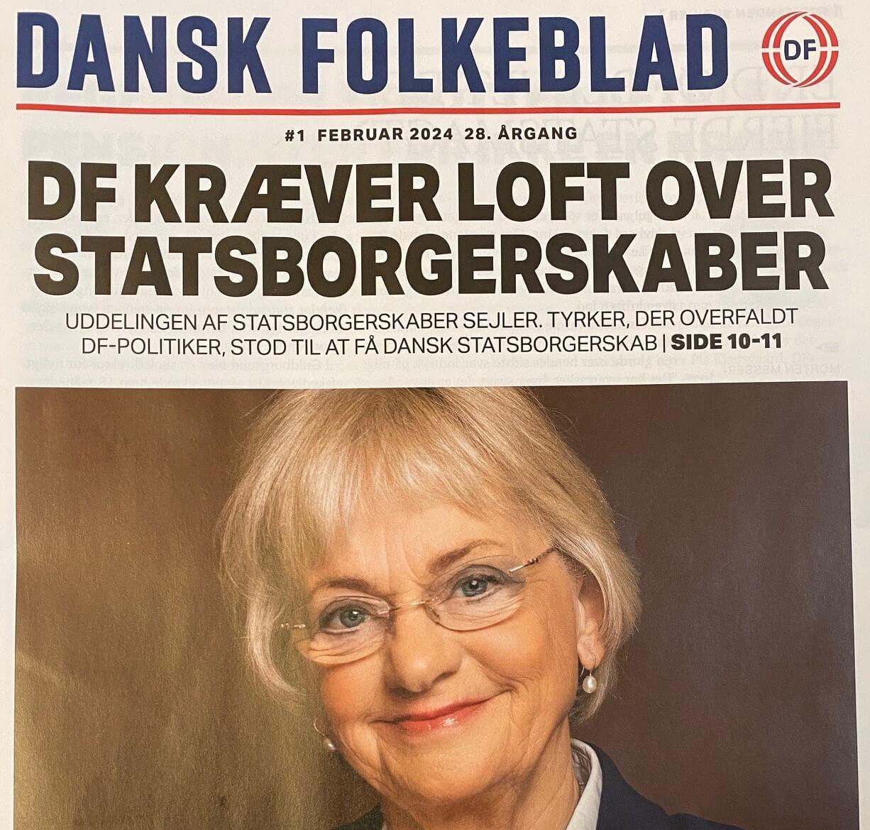 Nyt nummer af Dansk Folkeblad